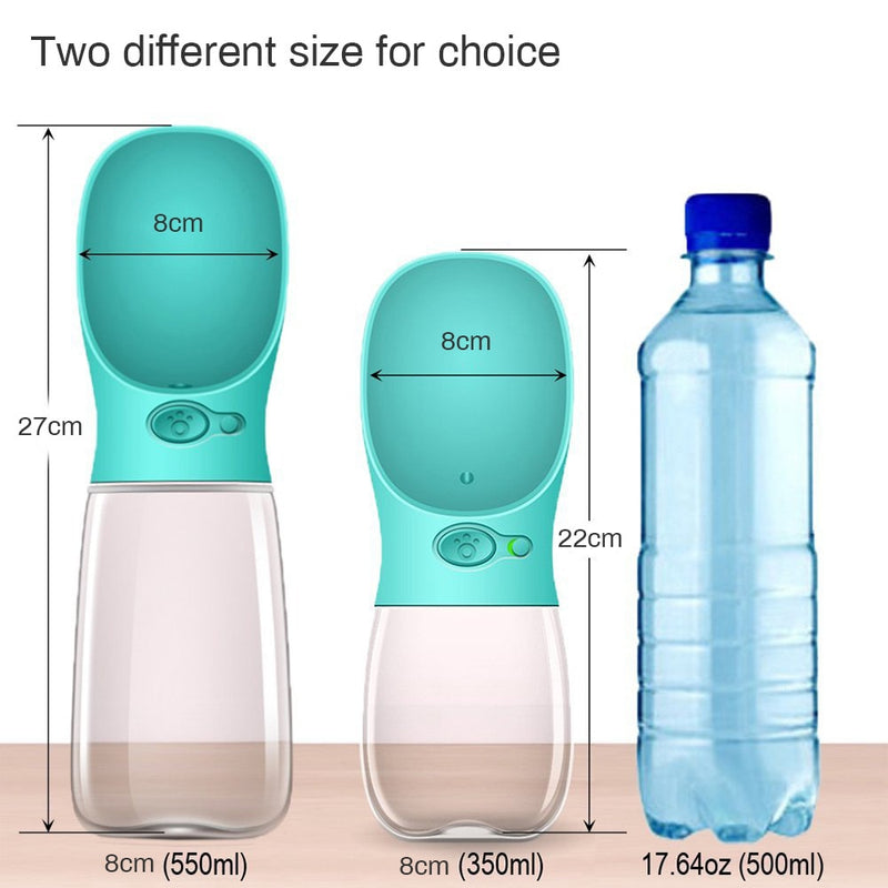 Portable Water Bottle For Dogs Puppy Drinking Bottle Travel Pet Drinker Leakproof Dog Bowl Food Containers Dog Accessories